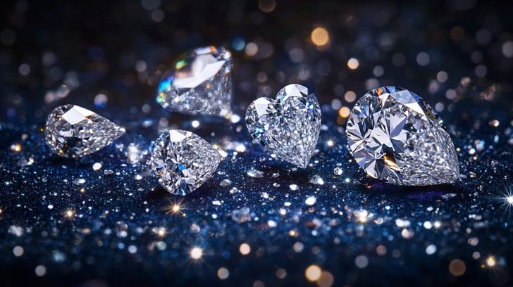 sparkling-diamond-gems-stockcake